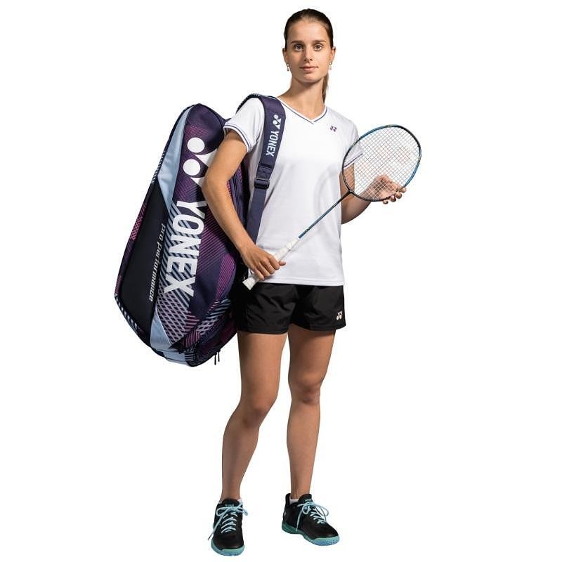 Tricou pentru femei Yonex 20761 Wimbledon White, echipament de tenis Yonex pentru teren și Wimbledon 2024