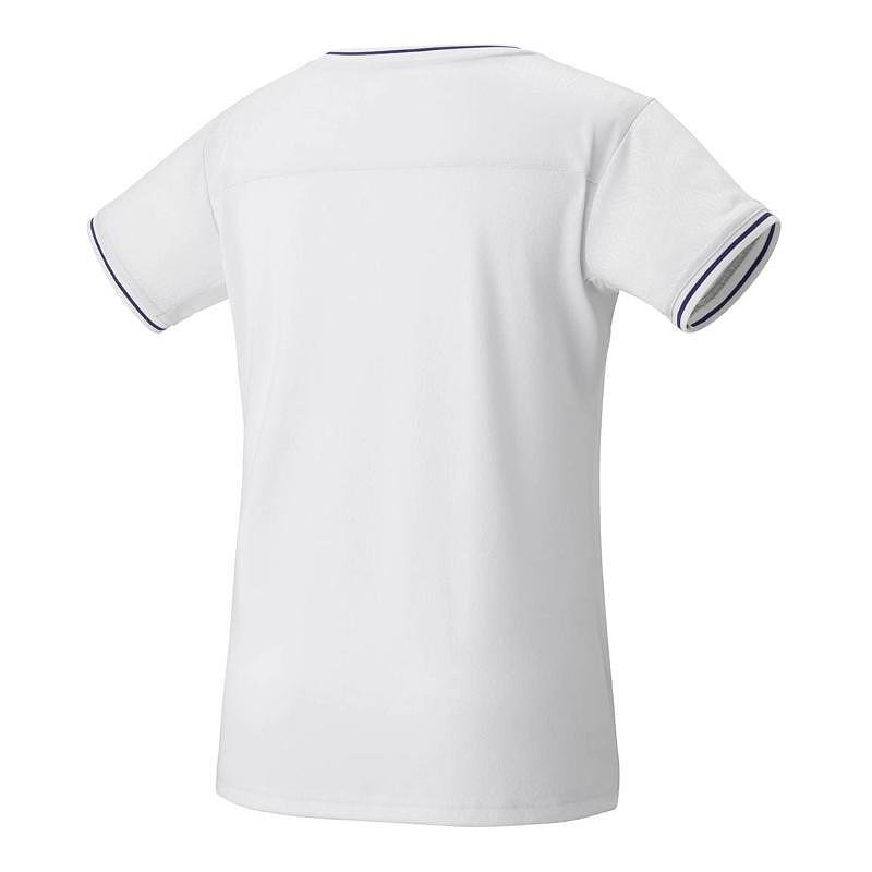 Tricou pentru femei Yonex 20761 Wimbledon White, tricou sport alb pentru echipament de tenis și confort profesional
