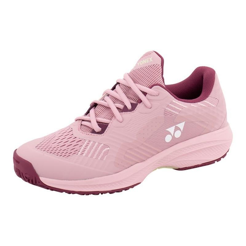 Pantofi sport pentru femei Yonex PC SONICAGE CLAY Smoke Pink pentru terenuri de tenis și confort cu POWER CUSHION+