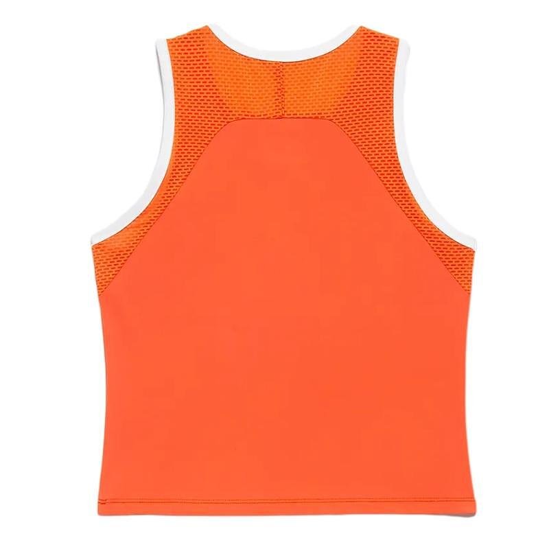 Maiou de damă Yonex 16852 Cyber Orange – maiou de tenis și badminton în portocaliu, pentru un look sport și confort.