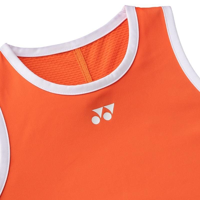 Maiou de damă Yonex 16852 Cyber Orange – model sport pentru tenis și badminton, cu un aspect modern și confort.