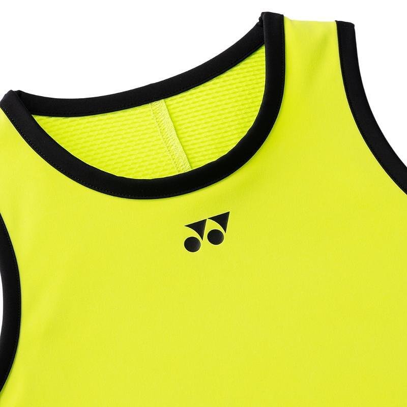 Maiou pentru femei Yonex 16852 Fresh Lime, model sportiv mulat pentru tenis și badminton, într-o culoare proaspătă de lămâie