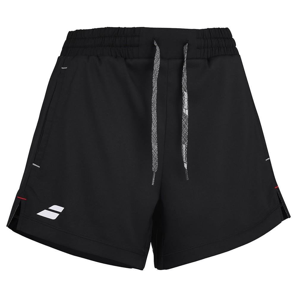 Дамски шорти Babolat EXERCISE SHORT - black - стилни черни спортни шорти за тенис и тренировка