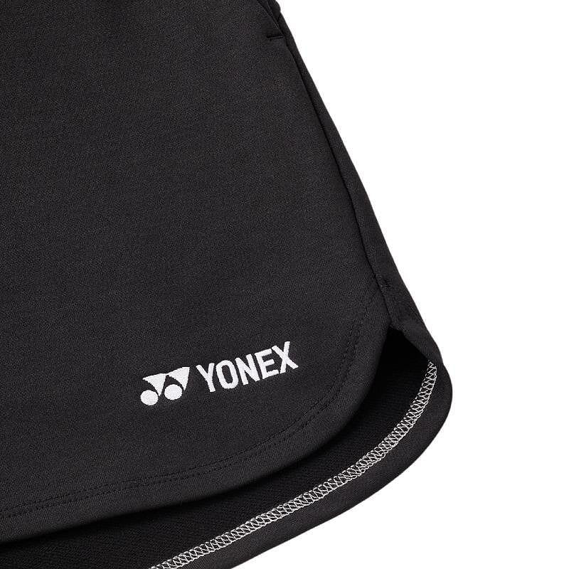 Pantaloni scurți de damă Yonex 37009 Black – pantaloni scurți sport negri Yonex pentru tenis și badminton, confort și stil