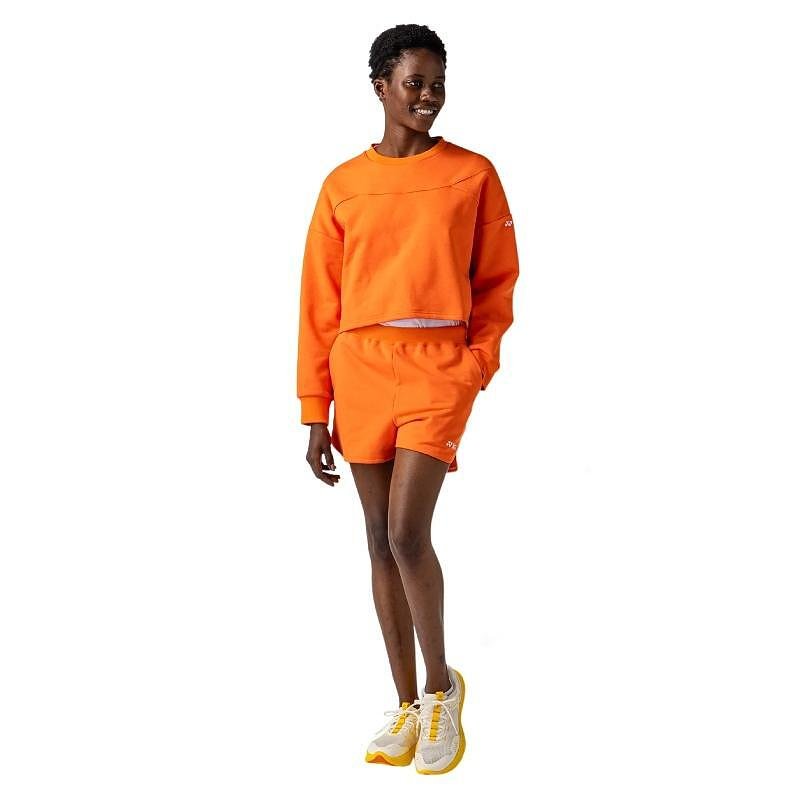 Pantaloni scurți pentru femei Yonex 37009 Cyber Orange, pantaloni scurți sport pentru tenis și badminton, design portocaliu intens