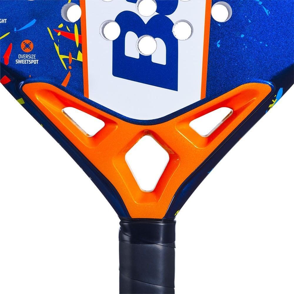 Rachetă de padel Babolat Alioth Junior pentru copii, albastru-portocalie, rachetă de padel confortabilă și manevrabilă pentru începători