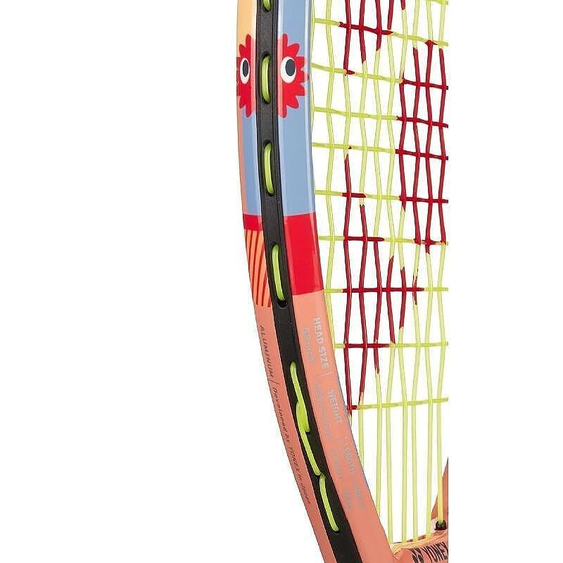 Rachetă de tenis Yonex Junior 17 Coral Orange pentru copii, rachetă de tenis ușoară și comodă pentru antrenament și control pe teren