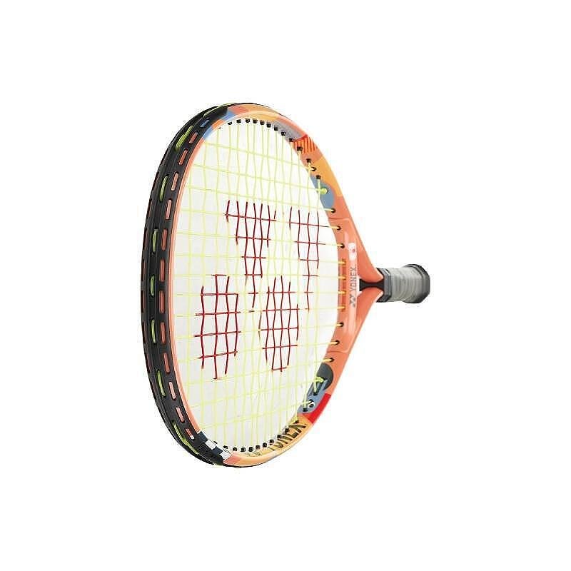 Rachetă de tenis Yonex Junior 19 Coral Orange, rachetă de tenis pentru copii, ușoară, Yonex, pentru 4-6 ani, cu control și confort.