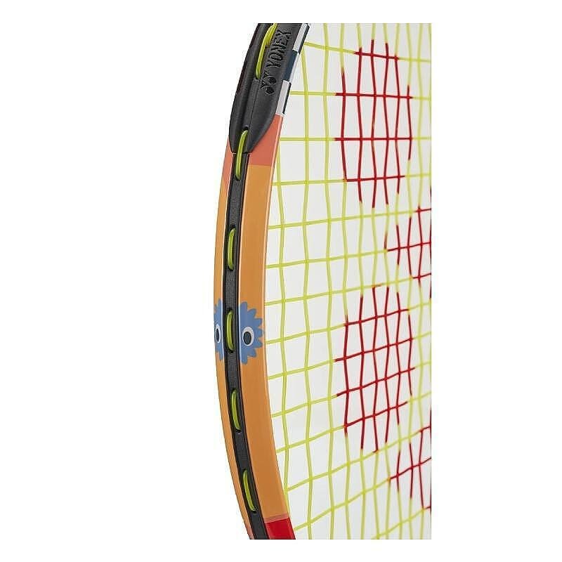 Rachetă de tenis Yonex Junior 21 Coral Orange pentru copii de 5-7 ani, ușoară, cu husă, pentru control și confort