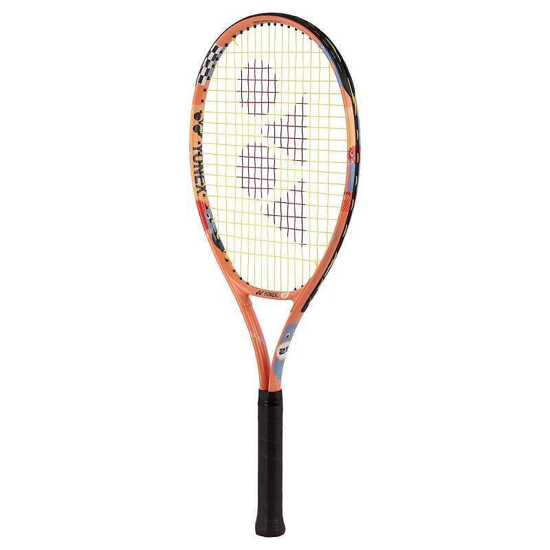 Rachetă de tenis Yonex Junior 25 Coral Orange pentru copii 8-10 ani, rachetă ușoară din aluminiu pentru control și confort