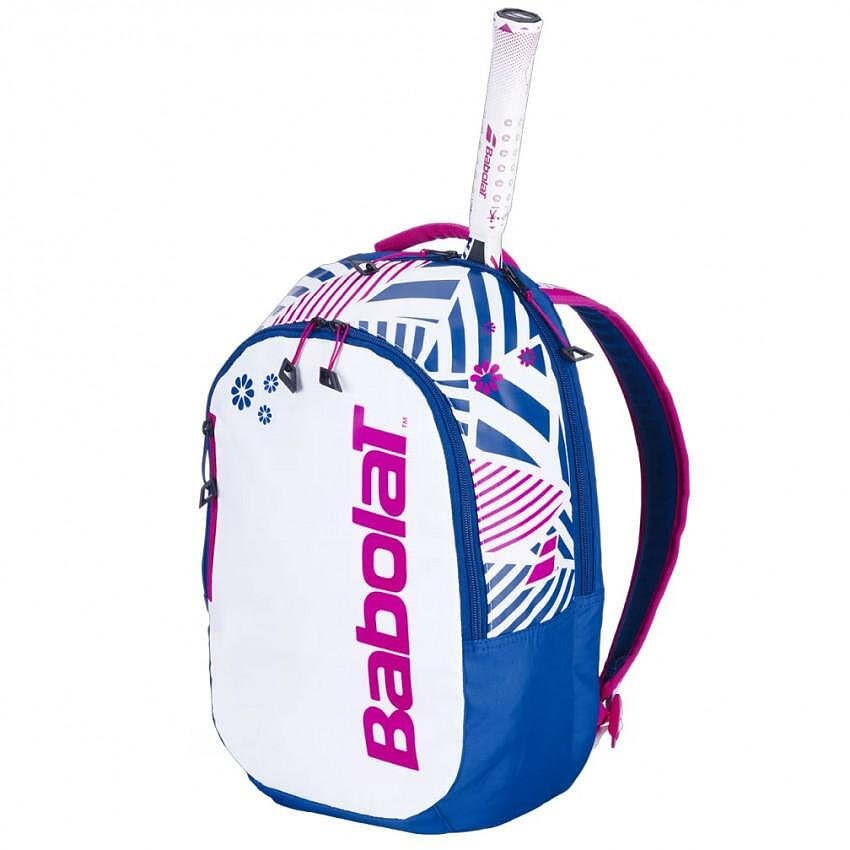 Babolat Kids 3Gen White/Blue for children 3-8 years, with a compartment for a racket, water and gear