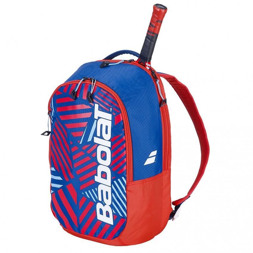 Babolat Kids 3Gen Blue/Red Backpack - children's tennis backpack with a racket compartment, ideal for the court and vacation