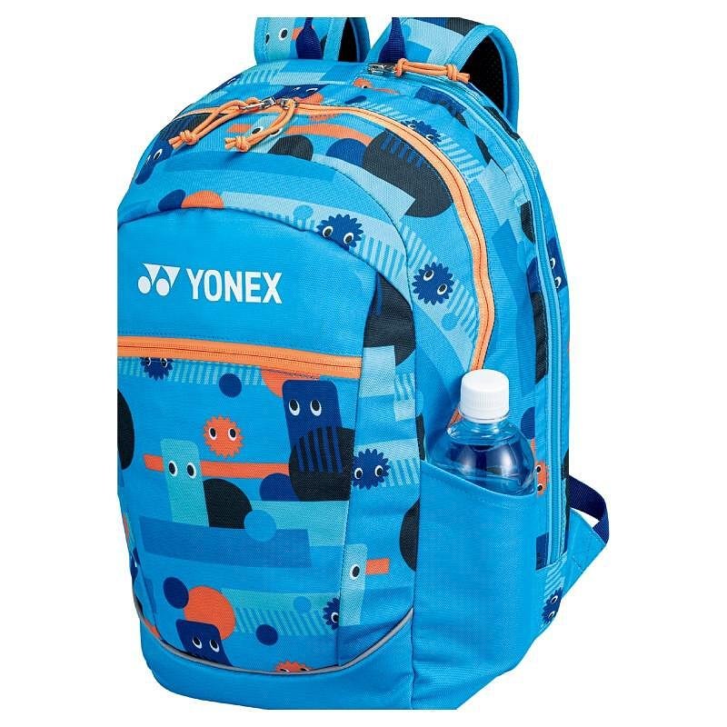 Детска раница Yonex 15L Ocean Blue, компактна тенис раница с джоб за бутилка и рефлекторни елементи