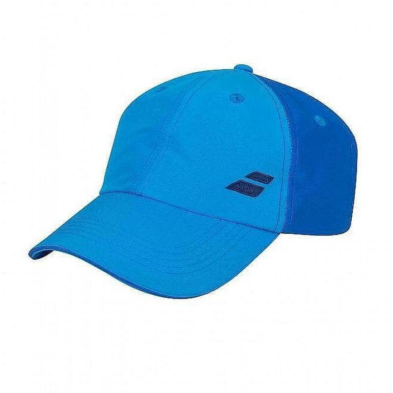 Детска шапка Babolat BASIC LOGO CAP - blue aster, лека синя шапка от 100% полиестер