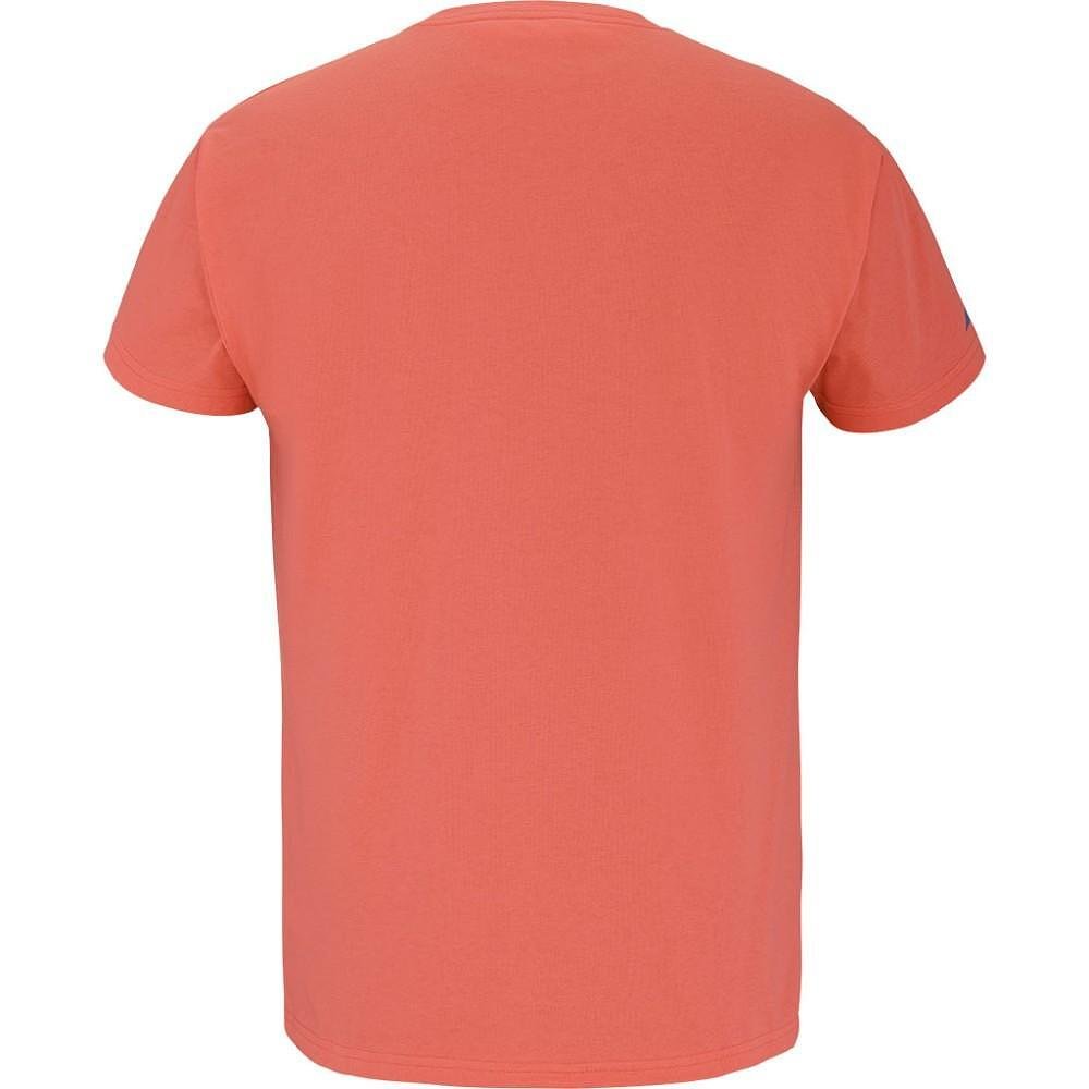 Kids' Babolat EXERCISE COTTON T-shirt - hot coral, a sports T-shirt with a comfortable fit for training and matches