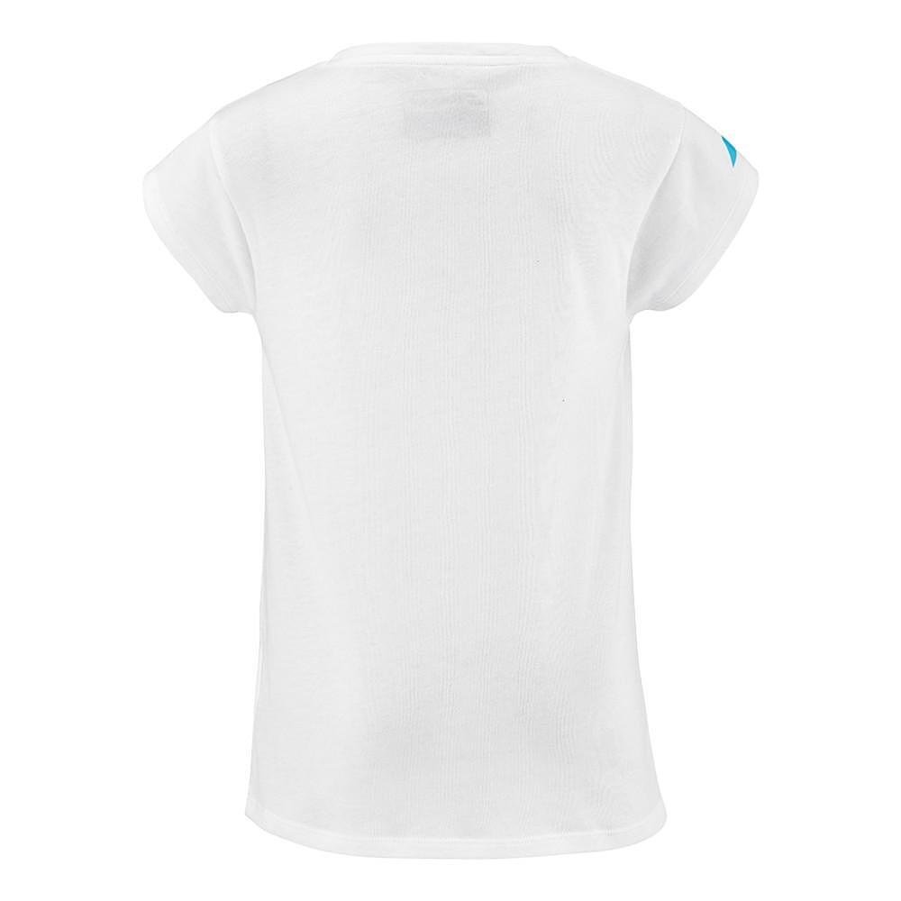 Tricou de copii Babolat EXERCISE COTTON TEE GIRL - white, tricou sport alb pentru fată