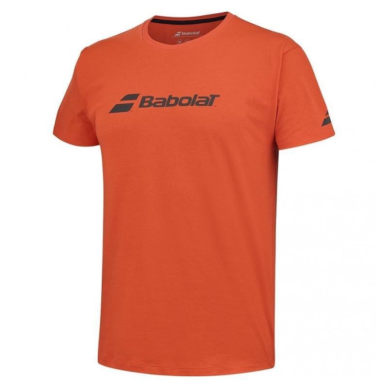 Kids' T-shirt Babolat EXERCISE TEE - red for training and matches, comfortable sporty look