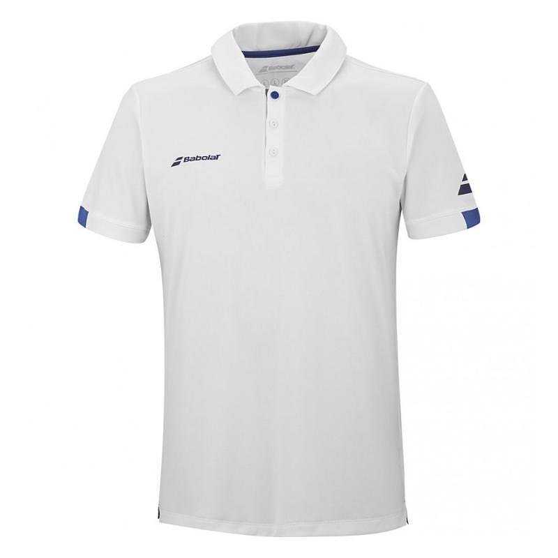 Kids' T-Shirt Babolat PLAY POLO BOY 2024 - white