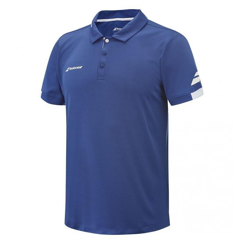 Babolat PLAY POLO BOY 2024 kids' T-shirt - sodalite blue, lightweight and soft for practice and matches