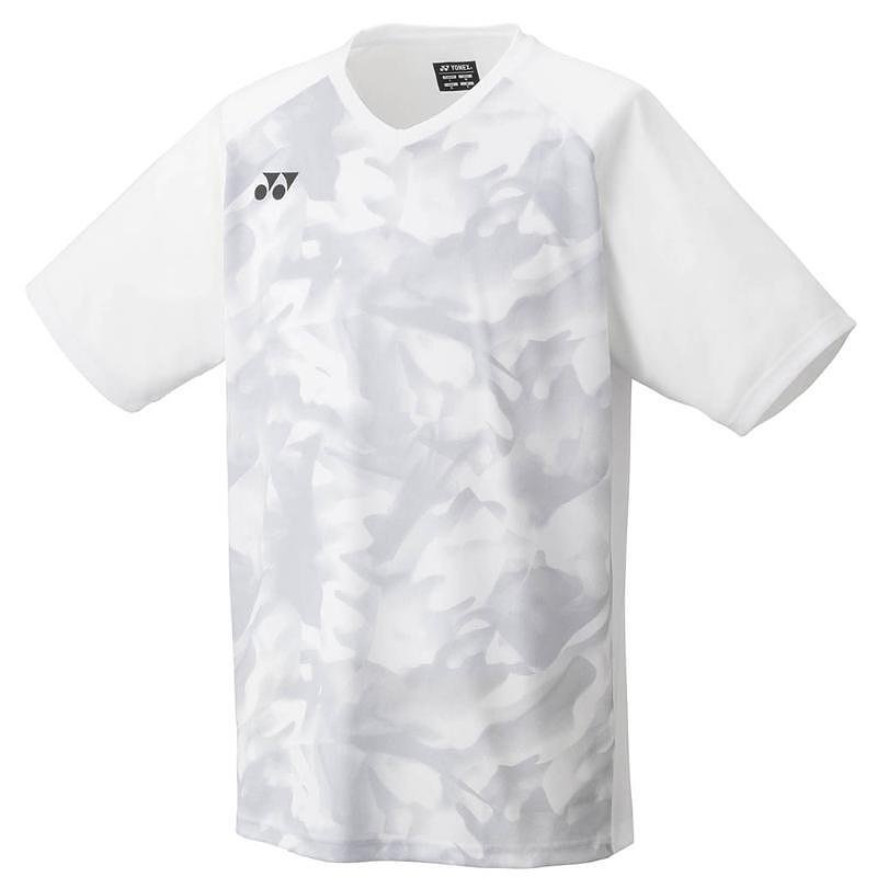 Kids' Yonex CREW NECK SHIRT White T-shirt – white Yonex T-shirt for kids, lightweight, UV protection and quick-drying fabric