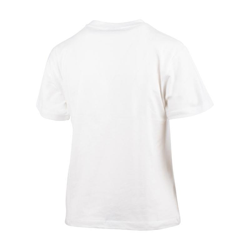 Kids' Yonex TS0023 T-shirt 100% cotton White - white, comfortable and breathable for school and play.
