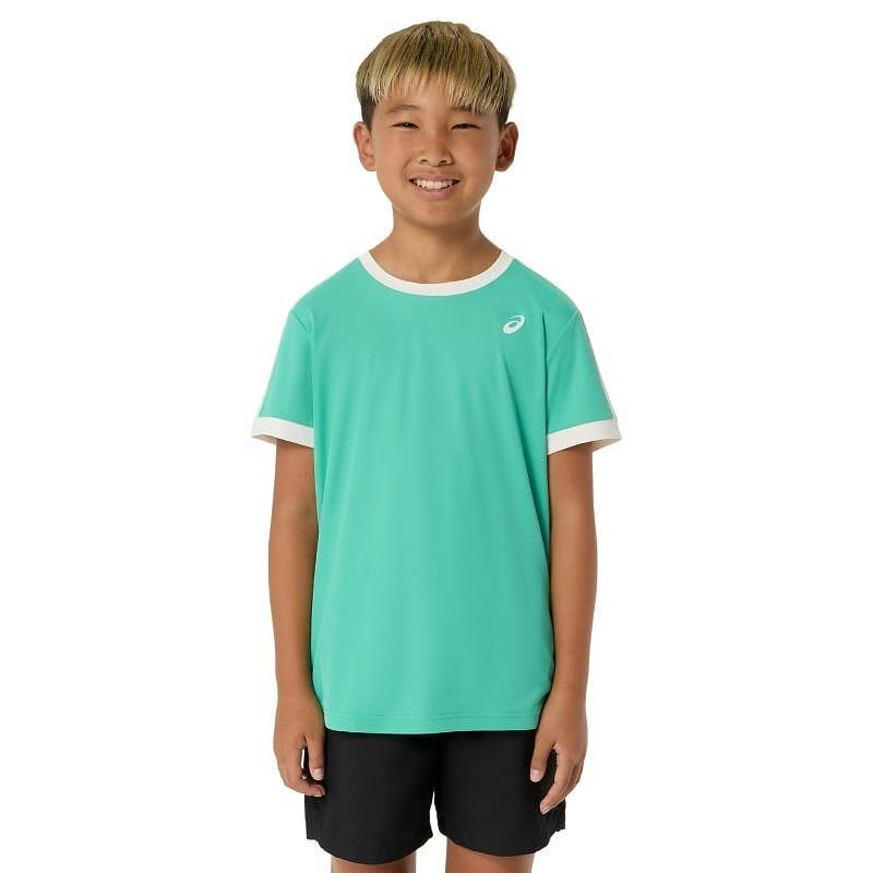Kids' Tennis T-Shirt ASICS Aurora Green