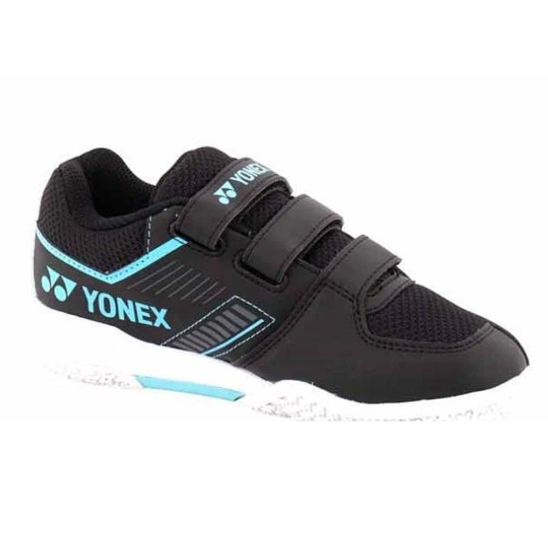 Kids' Yonex PC STRIDER FLOW Belt Black/Blue court sneakers, stable and comfortable with One Piece Outsole