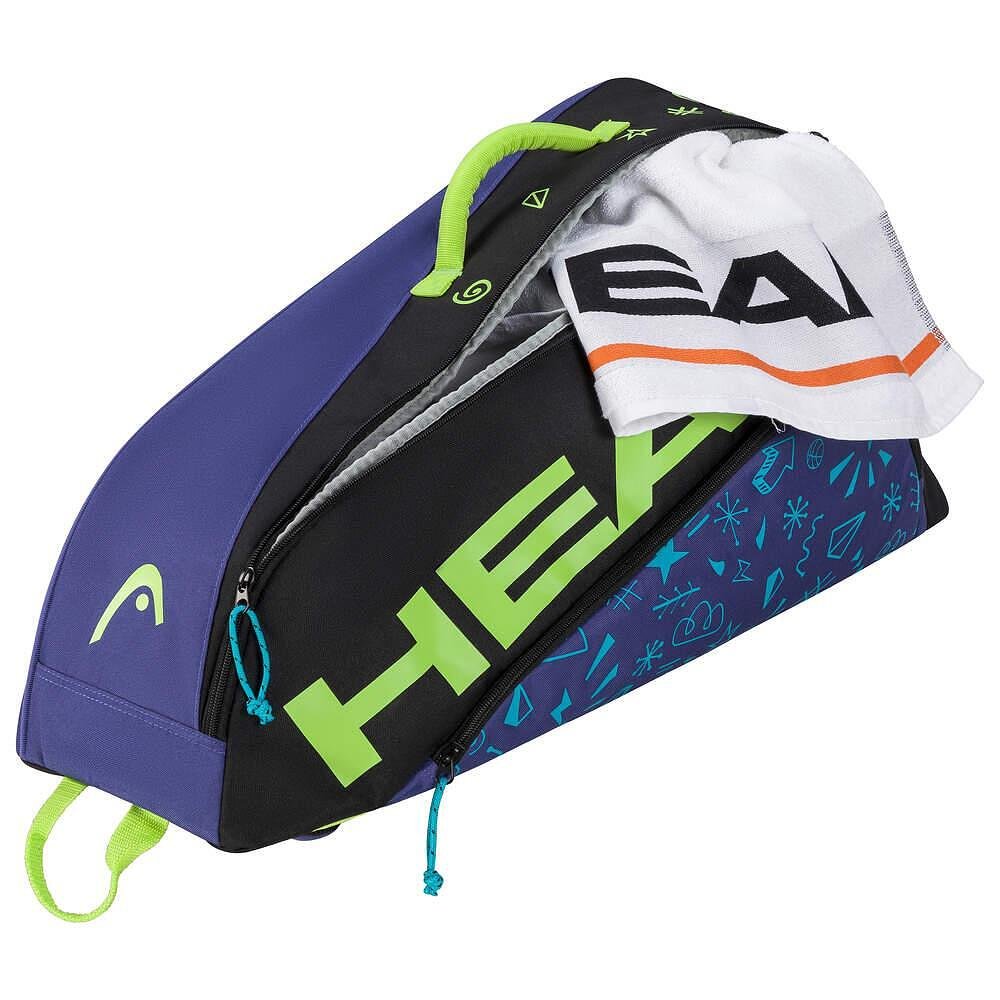 Kids' tennis bag HEAD Jr. Tour Monster – a lightweight tennis bag with a compartment and pocket for children
