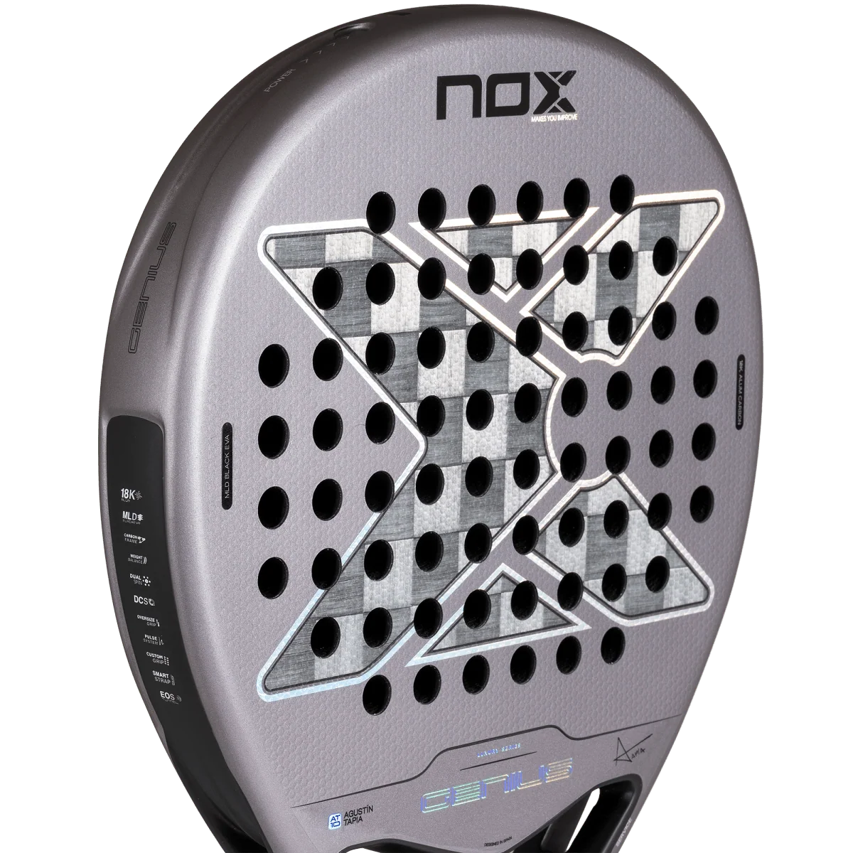 Падел ракета Nox Genius 18K Alum by Agustin Tapia 27