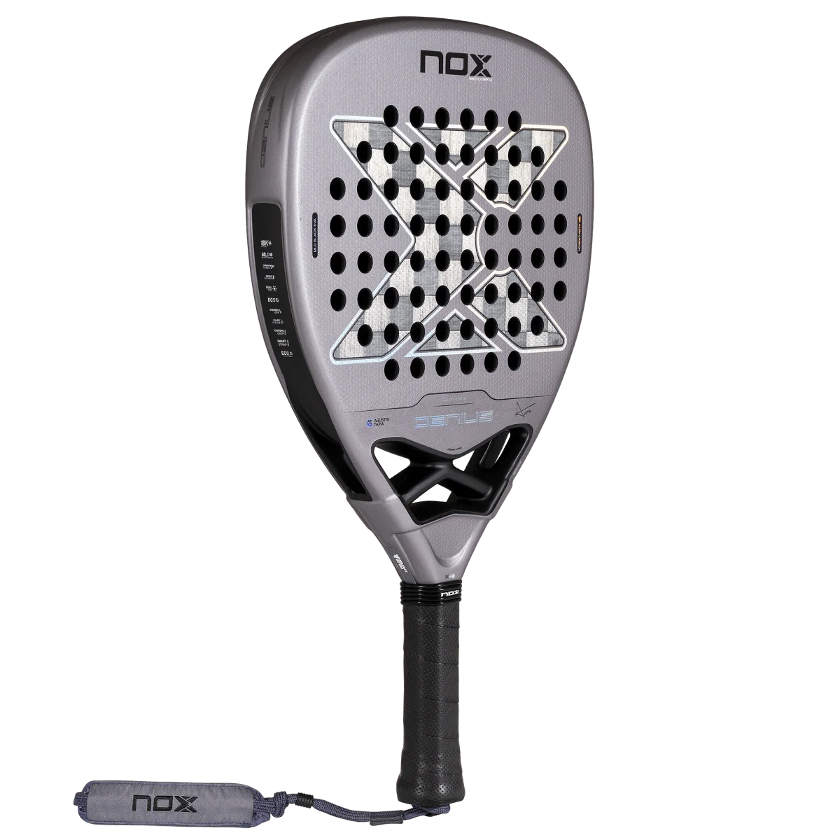 Падел ракета Nox Genius Attack 18K Alum by Agustin Tapia 27