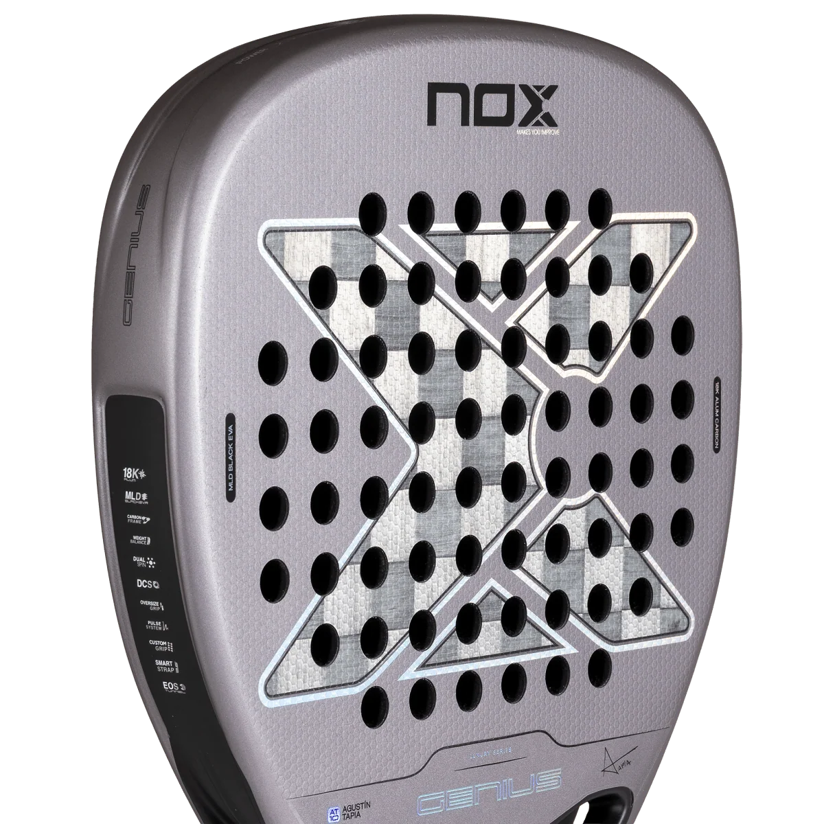 Падел ракета Nox Genius Attack 18K Alum by Agustin Tapia 27