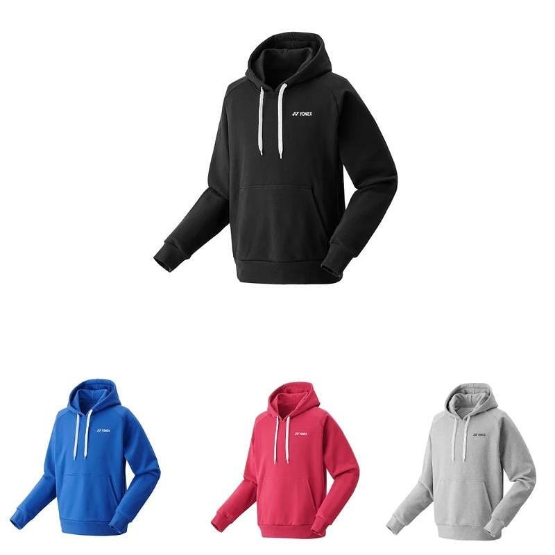 Bluza Yonex SWEAT HOODIE Unisex Black – hanorac sport negru unisex cu glugă, elegant și confortabil pentru antrenamente