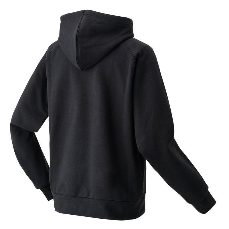 Bluza Yonex SWEAT HOODIE Unisex Black – hanorac negru unisex cu glugă pentru confort, stil și antrenamente