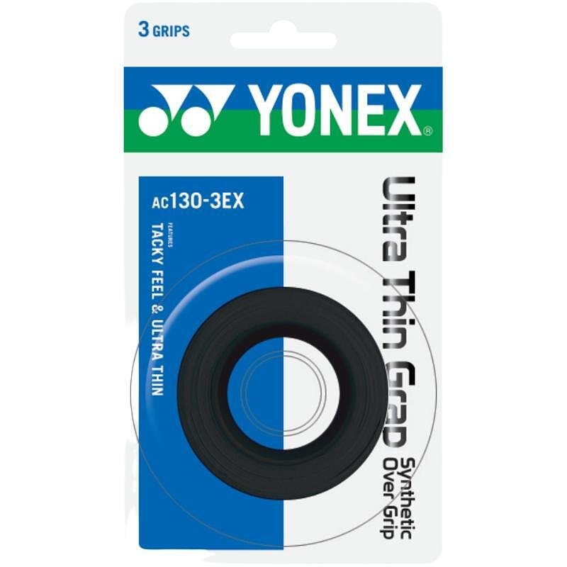 Yonex Ultra Thin Grips x3 Black