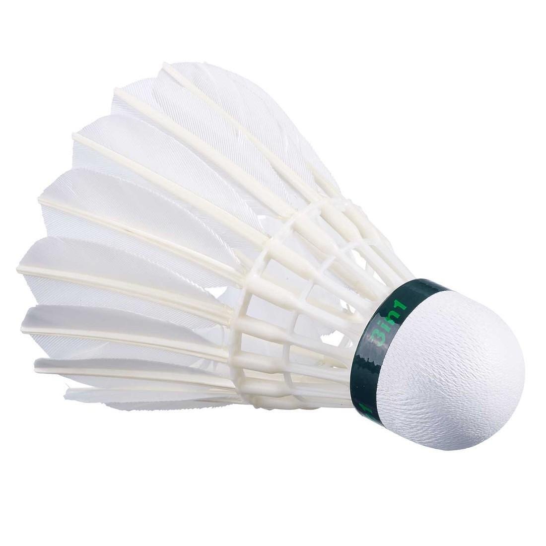 Babolat HYBRID badminton shuttlecocks – hybrid shuttlecocks for stable flight, control, and durability during play.