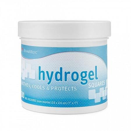 Pătrat hidrogel RehabMedic Second Skin a doua piele (200 buc.) – pătrățele hidrogel pentru protecție împotriva presiunii și frecării