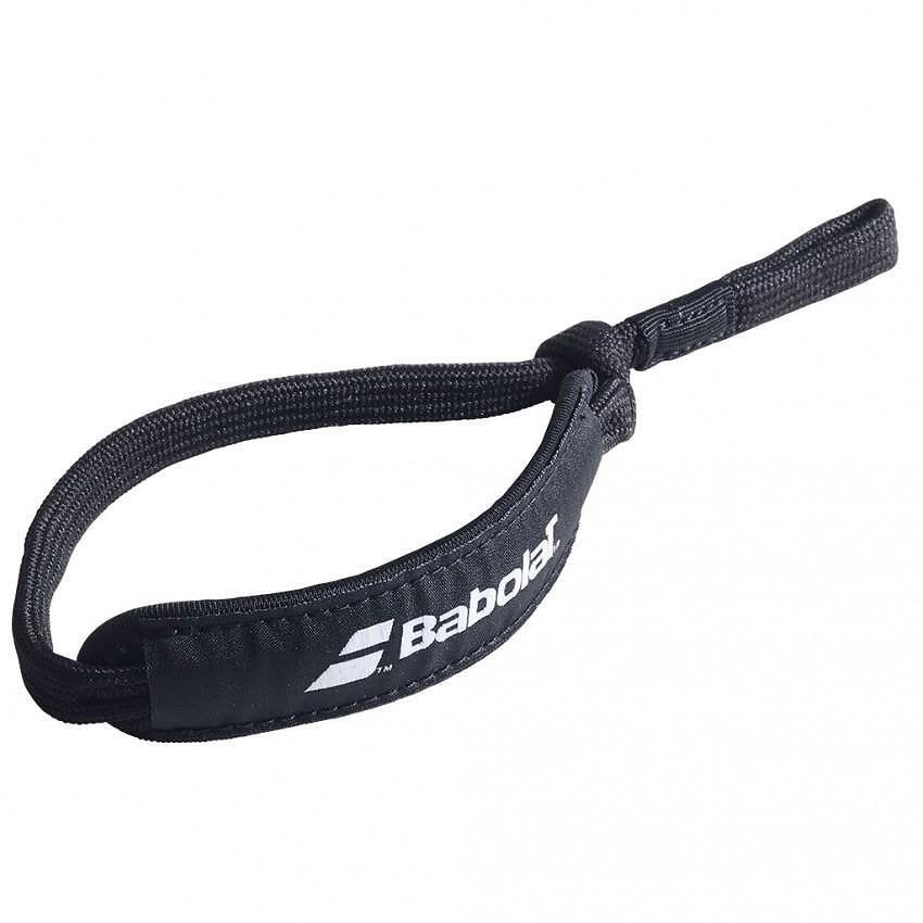 Curea de încheietură Babolat PADEL - neagră, pentru rachete de padel și rachete de padel, compatibilă SMART BUTTCAP