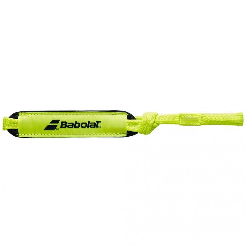 Curea de încheietură Babolat WRIST STRAP PADEL - galbenă pentru rachete de padel, înlocuire cu SMART BUTTCAP