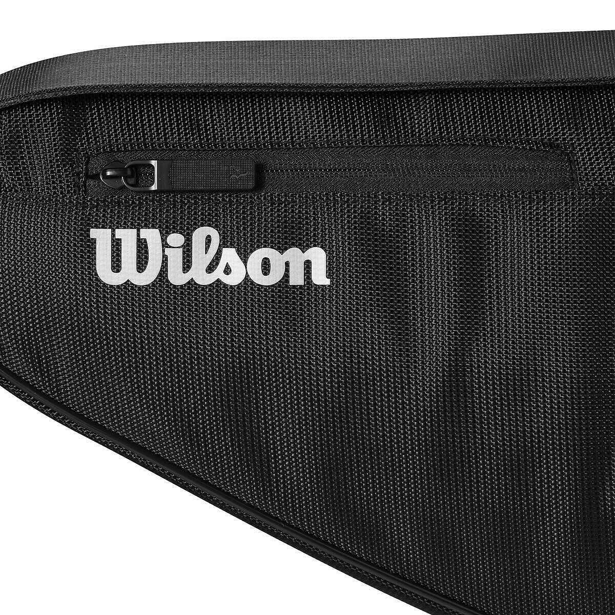 Husă pentru rachetă de tenis Wilson RF, cu buzunar și logo RF, o alegere elegantă pentru rachete de tenis Wilson și genți de tenis