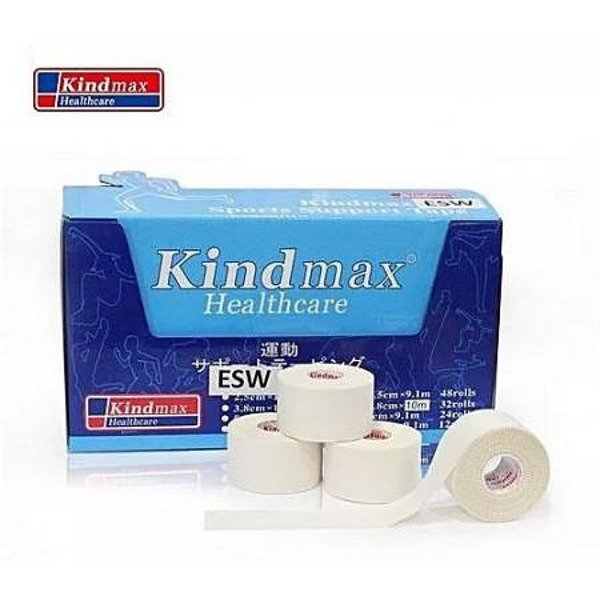 Classic sports tape KINDMAX ESW50 (zinc oxide) 5 cm – sports tape for stable support and protection