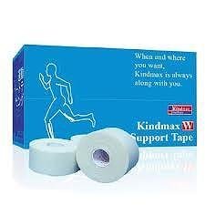 Classic sports tape KINDMAX W50 5 cm x 13.7 m – white kinesiology tape for stability during sports and injuries