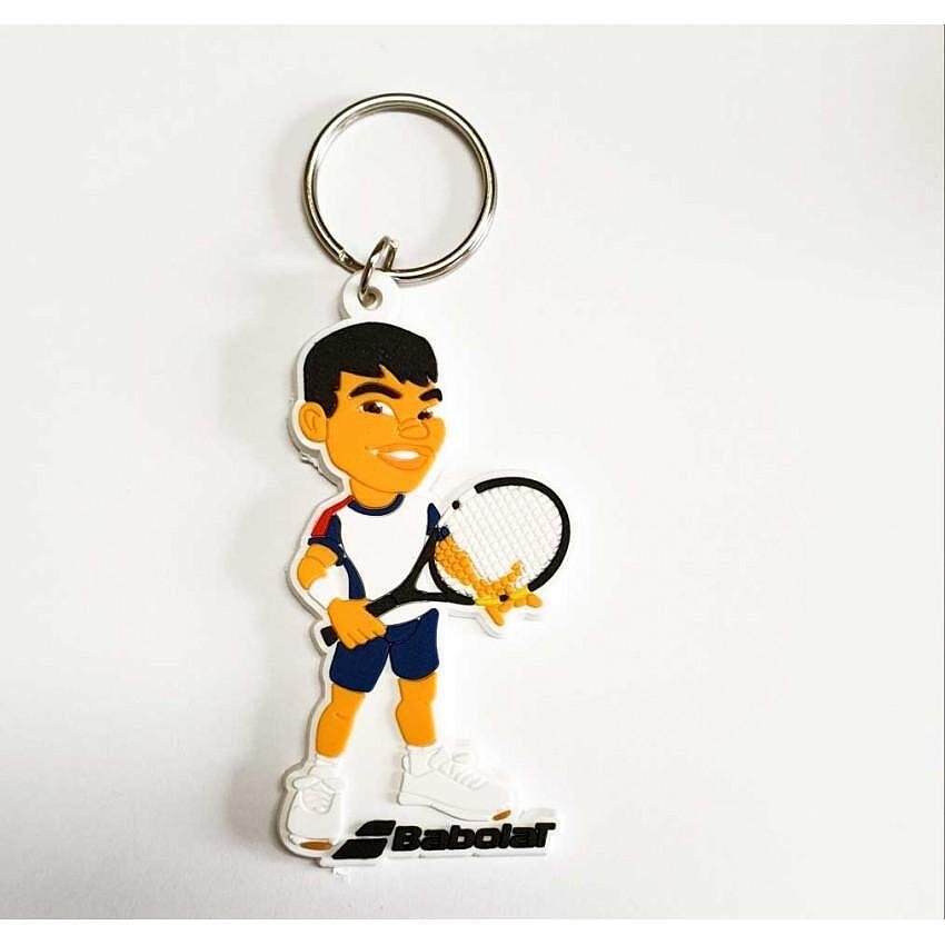 Ключодържател Babolat PLAYER KEYRING ALCARAZ с лик на Карлос Алкарас за тенис фенове и тенис екипировка