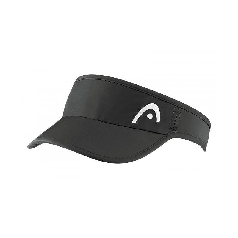 Козирка HEAD Pro Player Women Visor - черен – стилна черна козирка за тенис и падел, HEAD, тенис екипировка