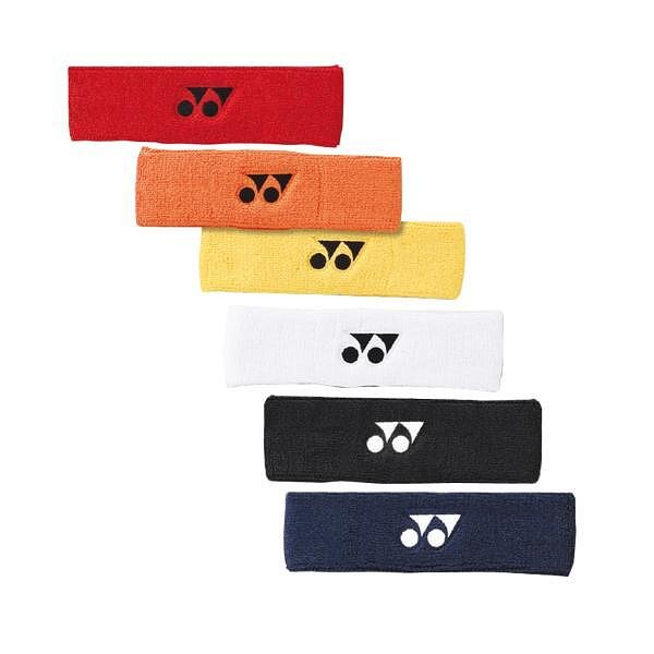 Лента за глава Yonex - red, black, white, navy blue, yellow, orange – памучна спортна лента в 6 цвята.