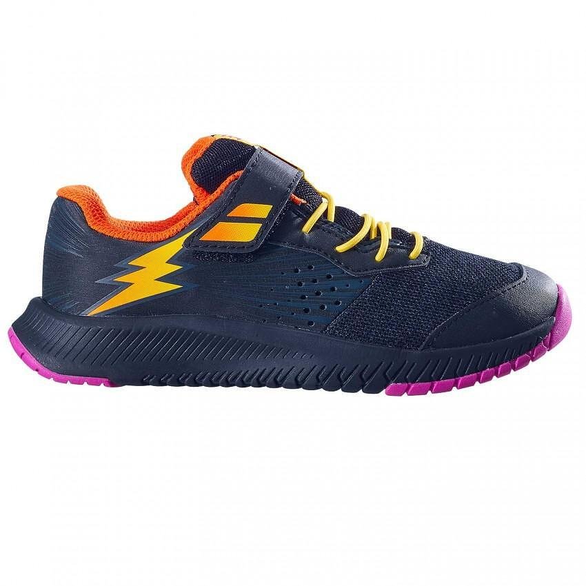 Kids' Babolat Pulsion AC Black Aero Tennis Shoes