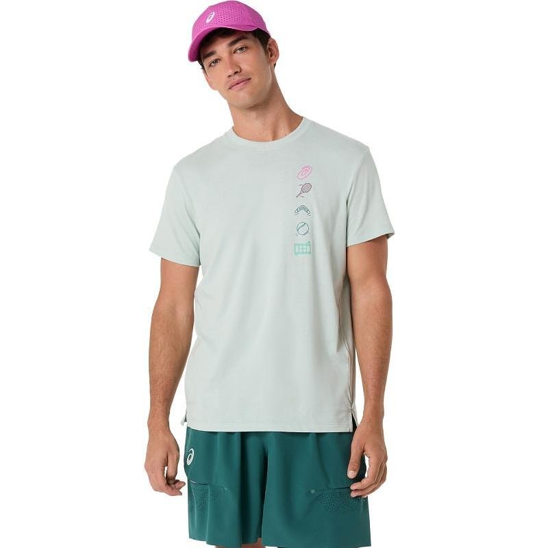 Men's ASICS GAME T-shirt COLD MOSS