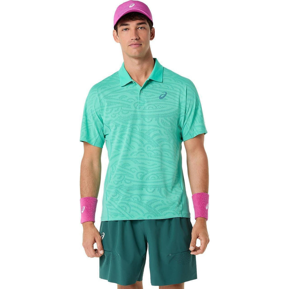 Men's T-Shirt ASICS MATCH JACQUARD Aurora Green