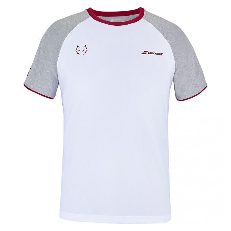 Tricou pentru bărbați Babolat CREW NECK TEE LEBRON - alb