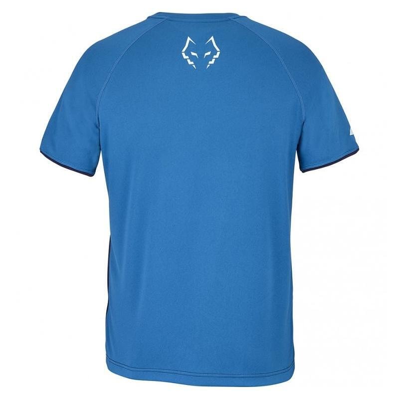 Мъжка тениска Babolat CREW NECK TEE LEBRON - син, удобна тенис екипировка за корт и тренировки
