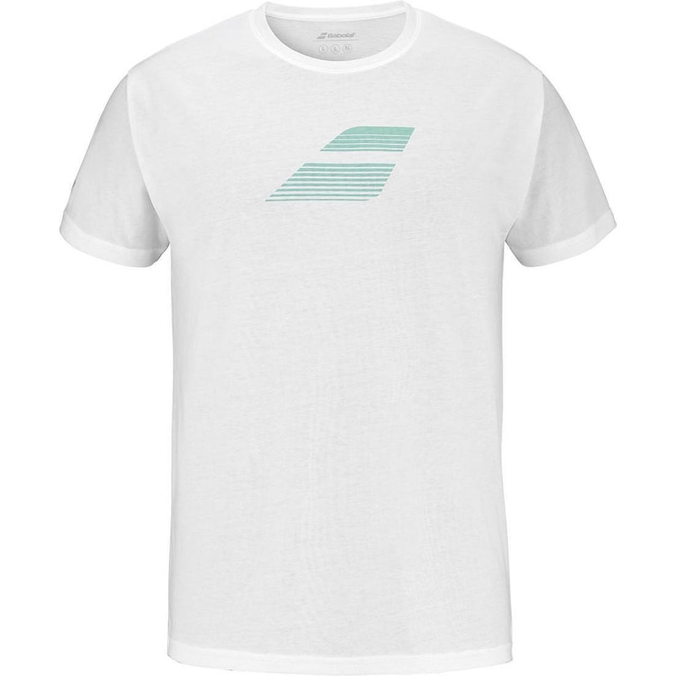 Babolat EXERCISE BIG FLAG Men's T-Shirt - white